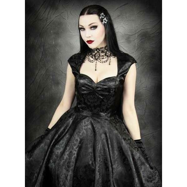 Satin Gothic Dress