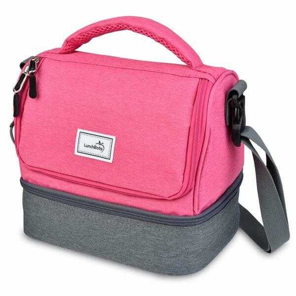 Ισοθερμική τσάντα κολατσιού Lunchbots - ροζ